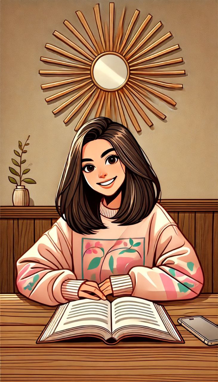 Ilustración de profesora fundadora